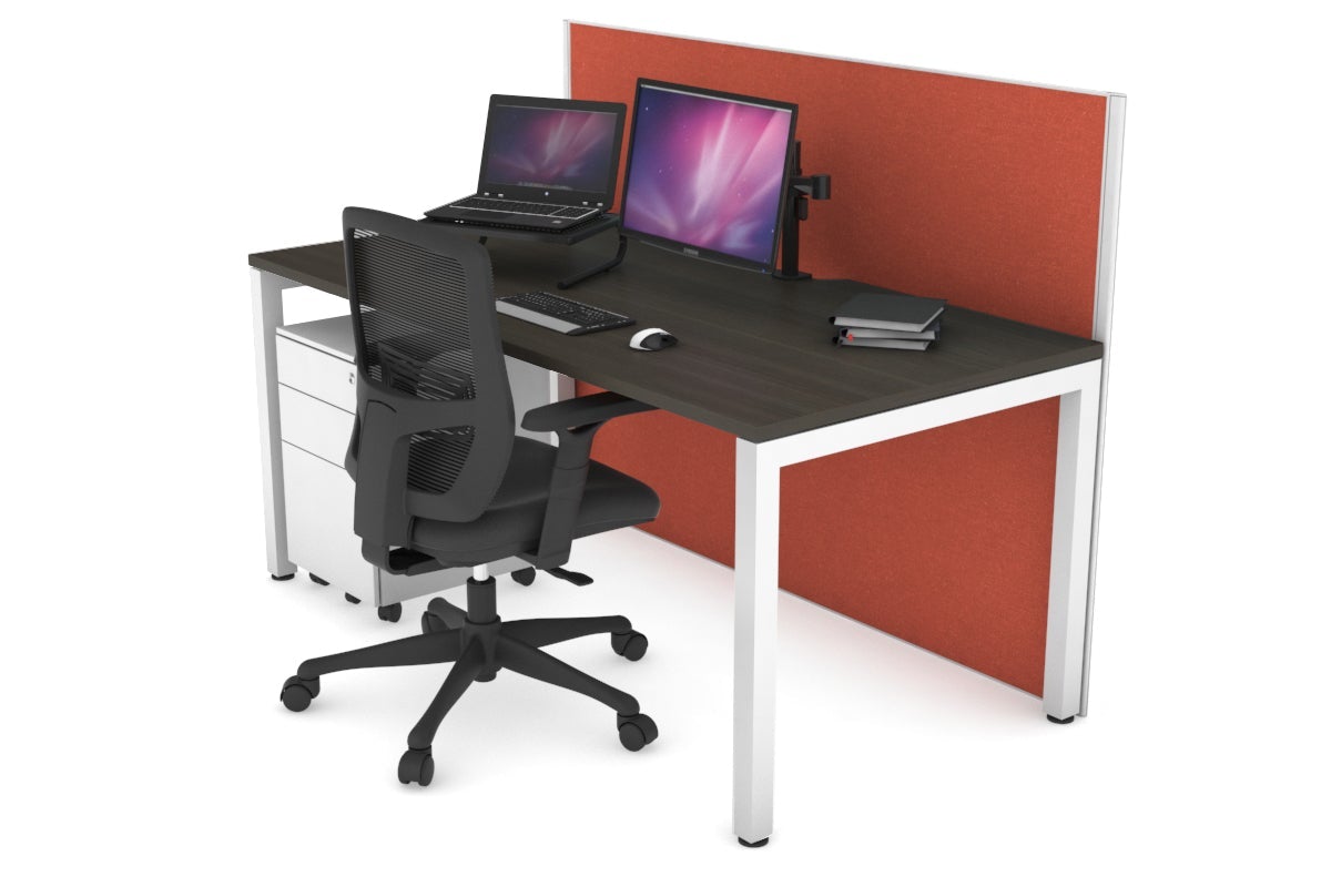 Horizon Quadro Square Legs Office Desk - 63