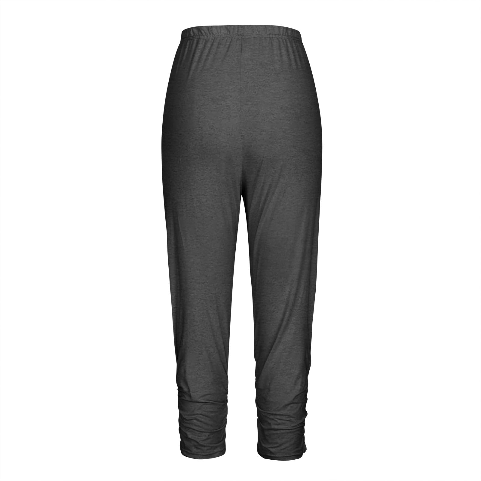 Women's Capri Pants 2024 - Summer Casual Stretchy Slimming Yoga Leggings with Hollow Out Design for Workout & Daily Wear | Perfect for Gym, Running, Lounge & Travel