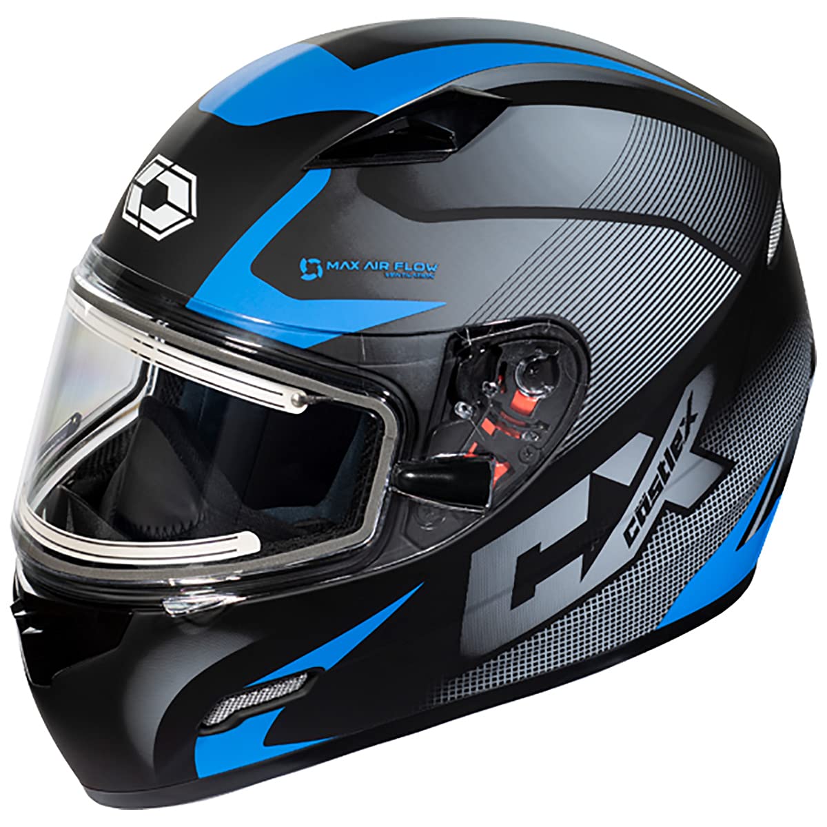 Castle X Mugello Squad Electric Snow Helmet - Motorcycle & Snowmobile Helmet with Heated Visor & Bluetooth - Perfect for Skiing, Snowboarding & Winter Sports