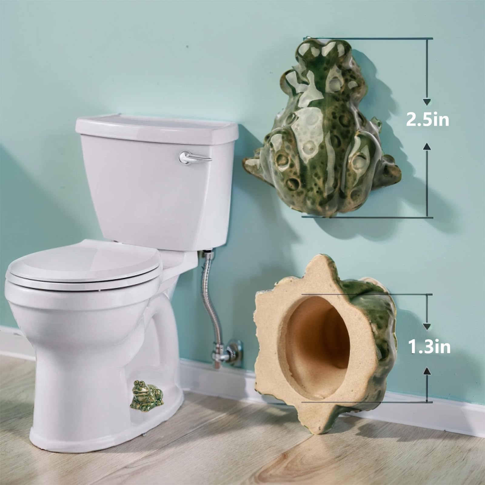 Decorative Toilet Bolt Caps - 2PCS Turtle-Shaped Toilet Seat Screw Covers for Bottom of Toilet | Rust-Proof Bathroom Accessories for Home Decor & Kids' Safety (Perfect for Nursery, Guest Bathroom & Pet-Friendly Homes)