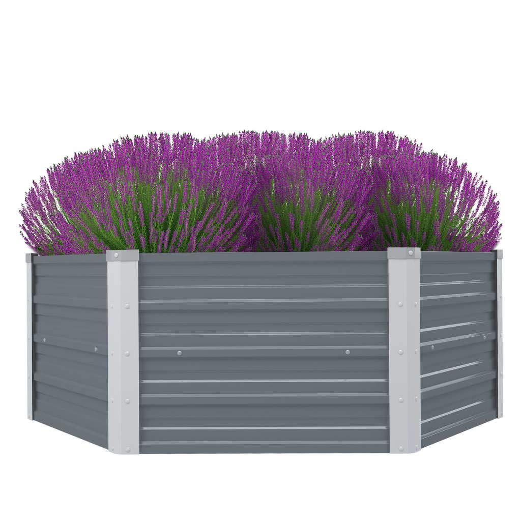 **Galvanized Steel Raised Garden Bed 50.8