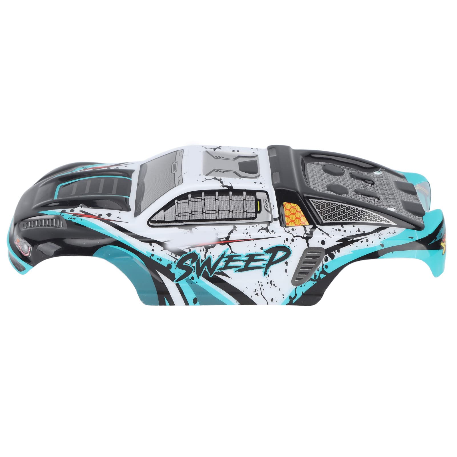 1/16 Scale Remote Control Car Body Shell - Realistic Spare Parts with Decals for RC Vehicles | Perfect for Replacement, Customization & Off-Road Racing