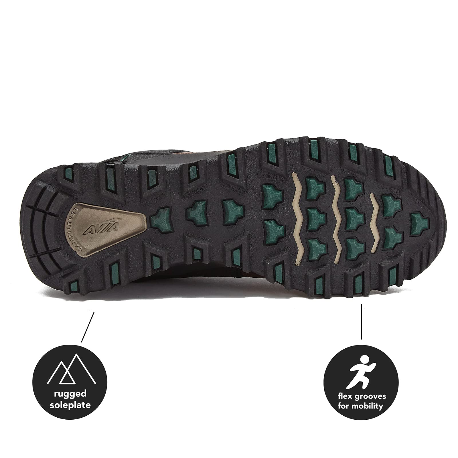 Avia Ultra Men's Trail Running Shoes - Lightweight Breathable Mesh Sneakers for Hiking, Jogging & Outdoor Activities | Non-Slip Comfortable Athletic Footwear for Men