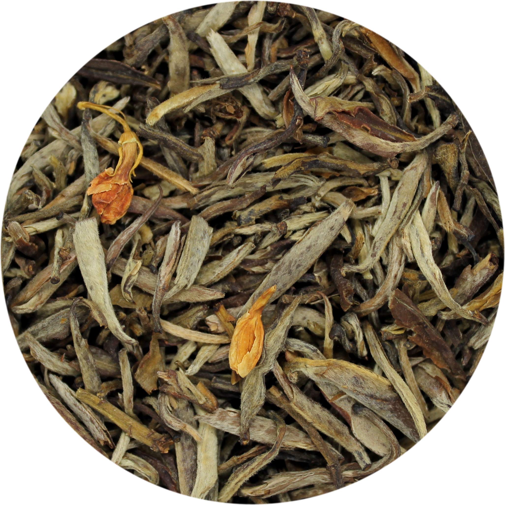 Premium Organic Jasmine Silver Needle White Tea Loose Leaf - 16oz | Special Tea Company | Floral Aroma, Antioxidant-Rich | Perfect for Relaxation, Meditation & Afternoon Tea Time