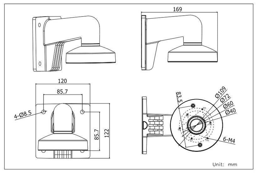 DS 1272ZJ 110 Aluminum Wandbeugel Black - Heavy Duty Shower Arm Bracket for Bathroom & Spa Installation (Wall Mount, Adjustable Angle, Durable Finish)
