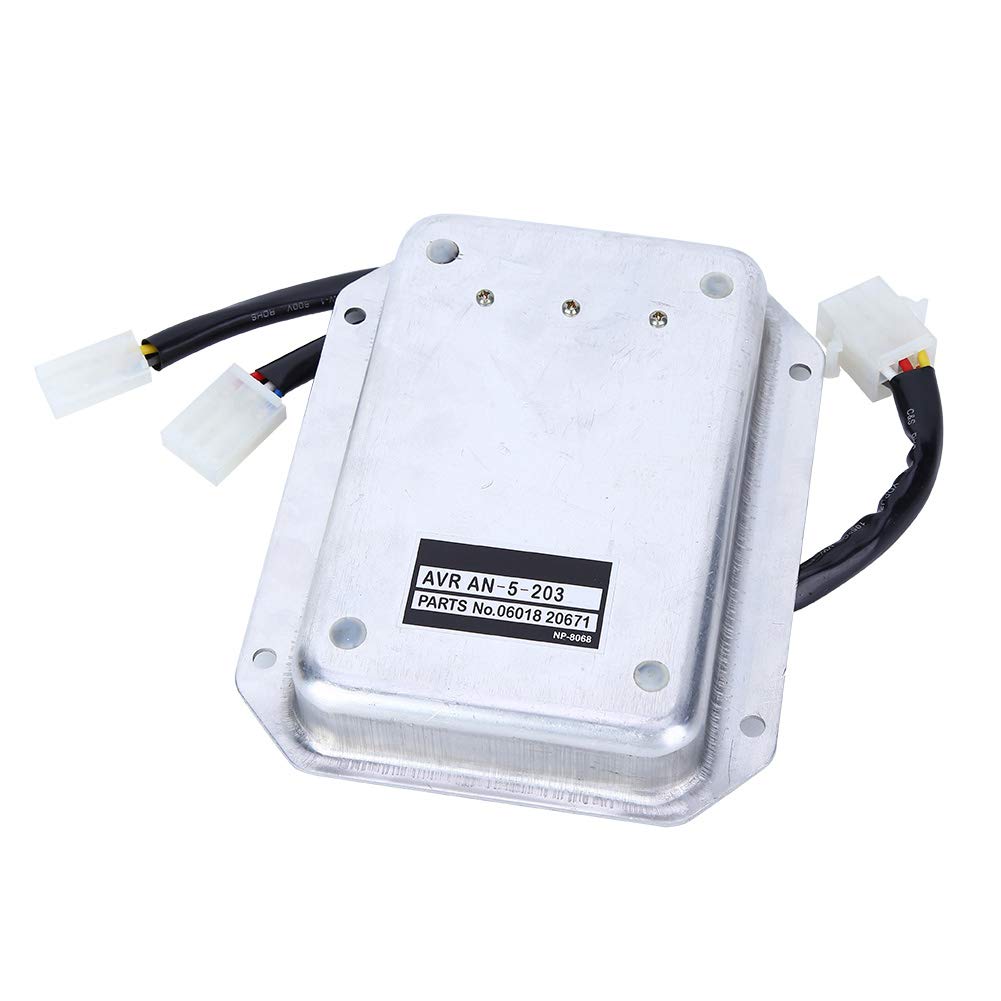 Aoutecen Voltage Regulator for Generators - 12V/24V Electronic Voltage Stabilizer - Replacement Part for Home & Industrial Generator Power Supply