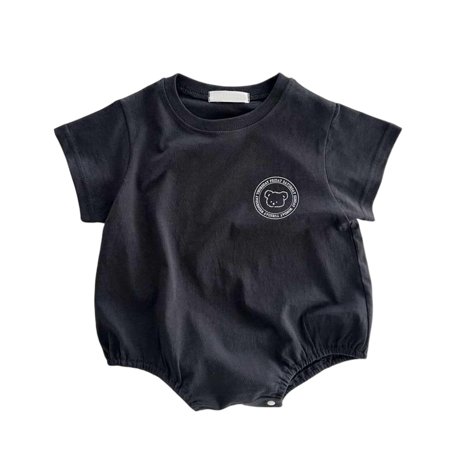 Famuka Striped Unisex Baby Rompers - Soft Cotton Summer Shirts for Boys & Girls - Perfect for Playdates, Beach Outings & Family Photos