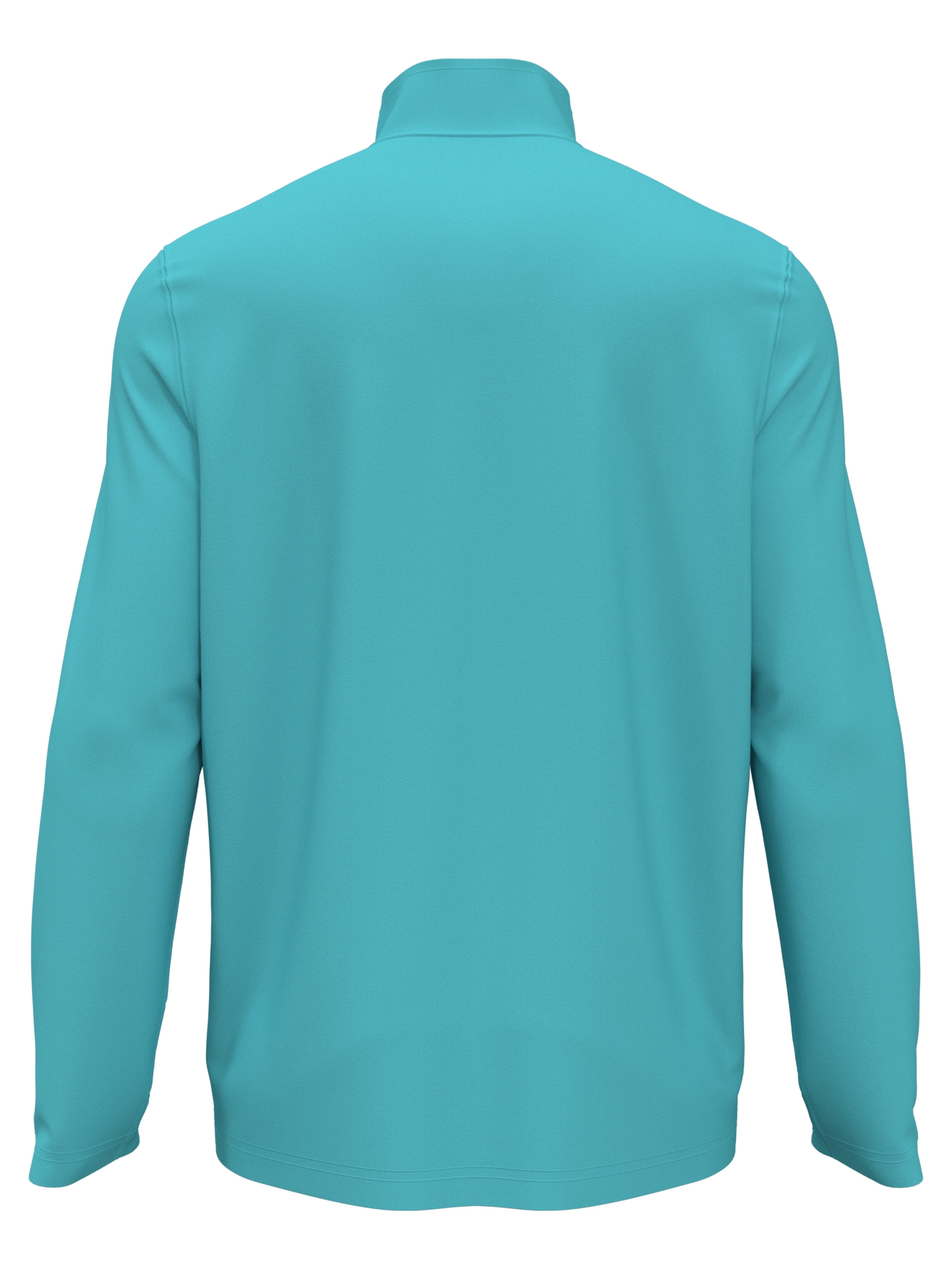 Men's Solid Color 1/4 Zip Pullover Sweatshirt - Lightweight Casual Fleece Jacket for Outdoor Activities & Workout