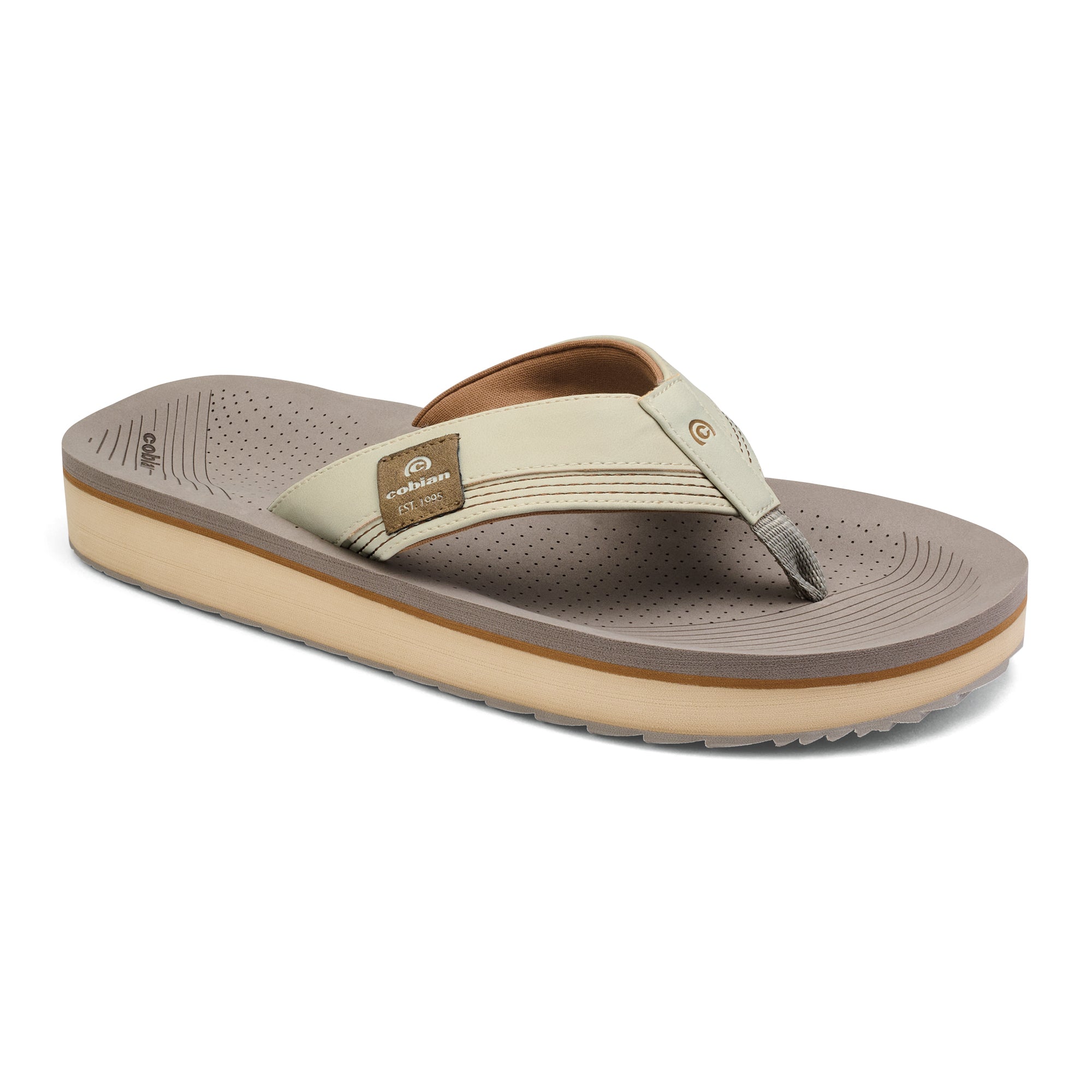 Roca Rise Flip Flops with Arch Support - Comfortable Orthopedic Sandals for Men & Women - Perfect for Beach, Pool, and Casual Wear
