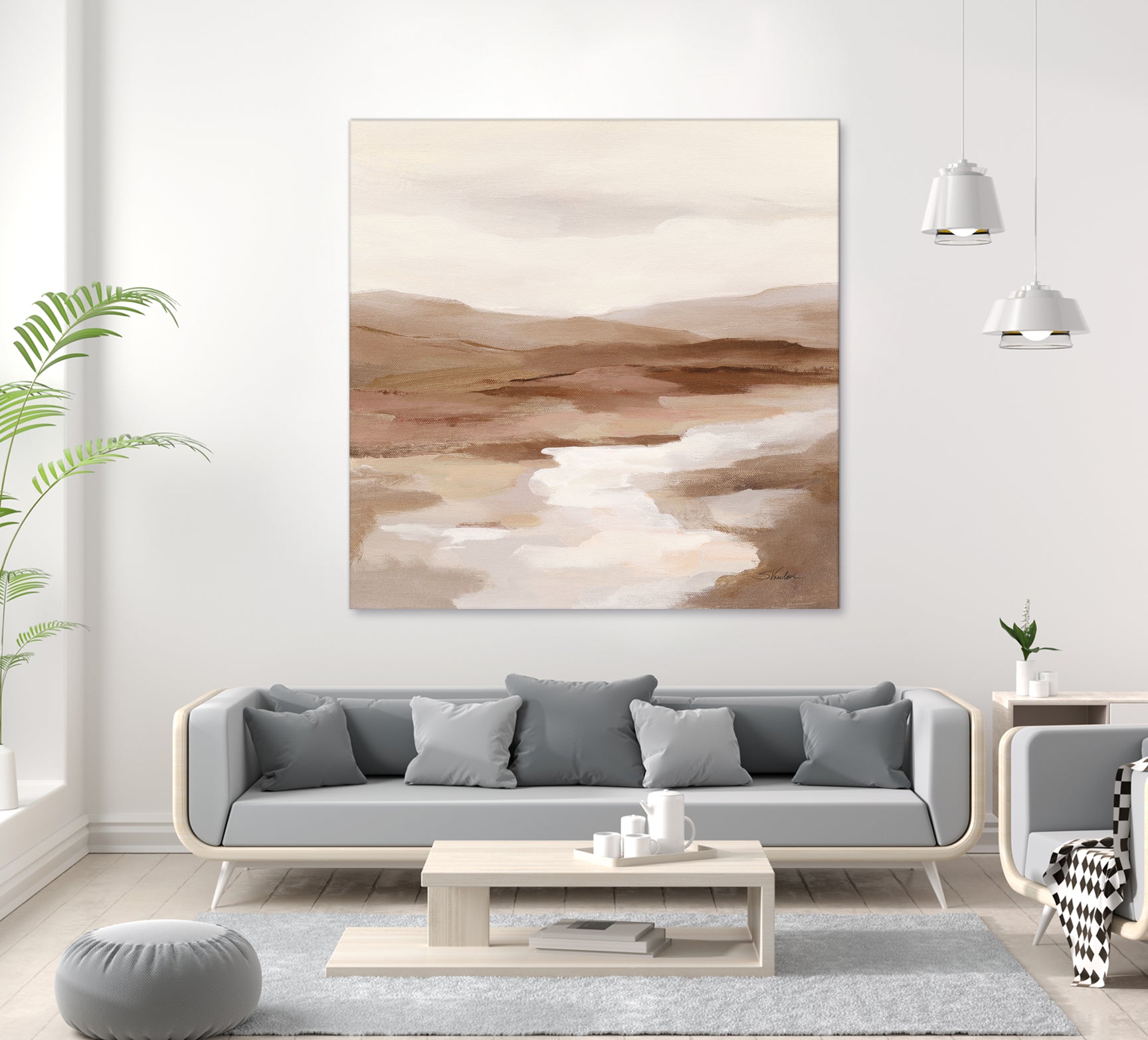 Cinnamon Riverbank I Light - Premium LED Table Lamp for Home & Office Decor | Perfect for Bedroom, Living Room, and Workspace Ambiance
