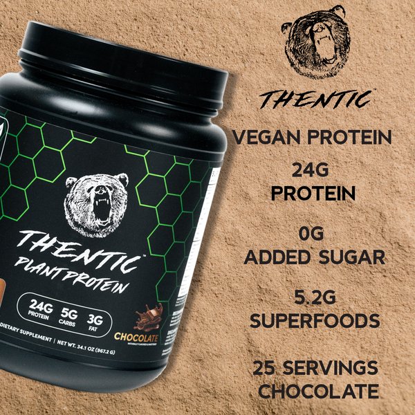 Organic Plant Protein Powder - Vegan Protein Supplement for Muscle Recovery & Weight Loss | Ideal for Smoothies, Baking & Post-Workout Nutrition