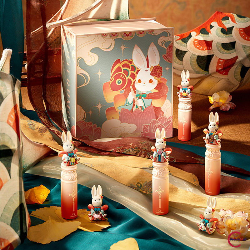 Limited Edition Moon Rabbit Lipstick - Cute & Festive Lantern Festival Makeup for Parties & Gifts