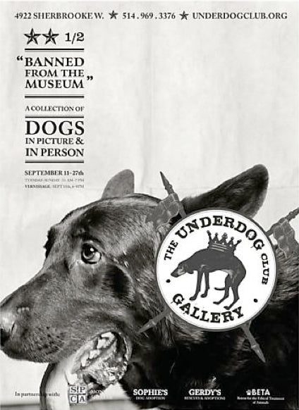 2014 Contemporary Montreal Poster - Underdog: Elliot Large Breslaw - Vintage Art Print for Home & Office Decor