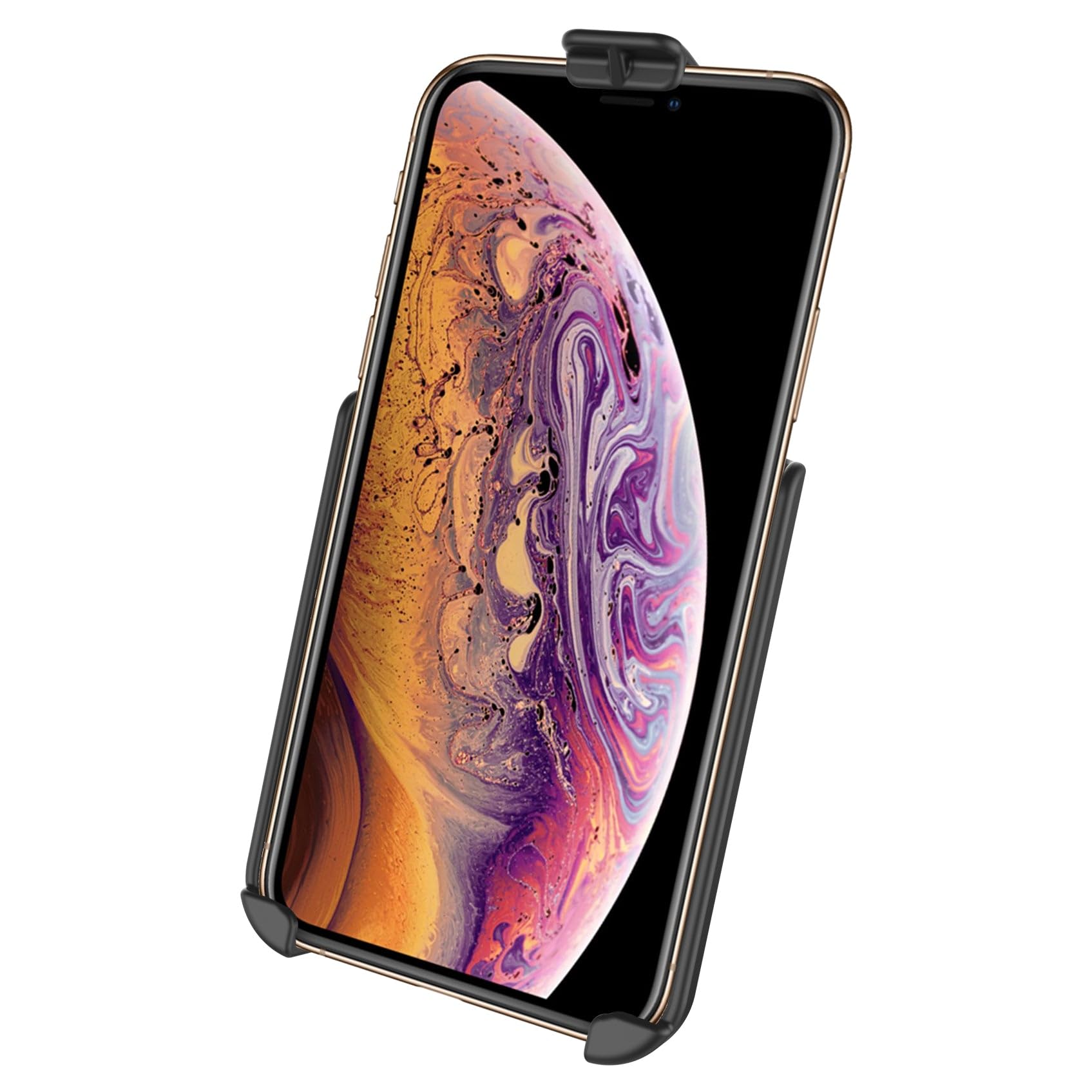 RAM MOUNTS Form-Fit Cradle for Apple iPhone X & XS RAM-HOL-AP25U, Great for Hands-Free Use, Compatible with RAM B 1\