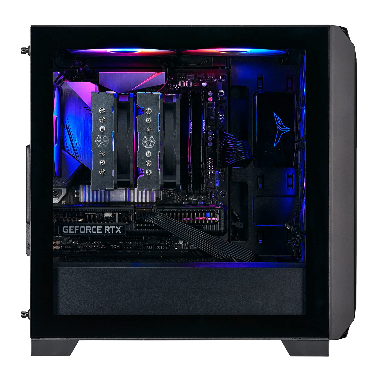 SilverStone FARA 312Z Micro-ATX Gaming PC Case with 3x ARGB Fans & LED Strips - High Airflow Compact Chassis for Gaming & Streaming Builds - Perfect for Esports, VR & Content Creation Workstations