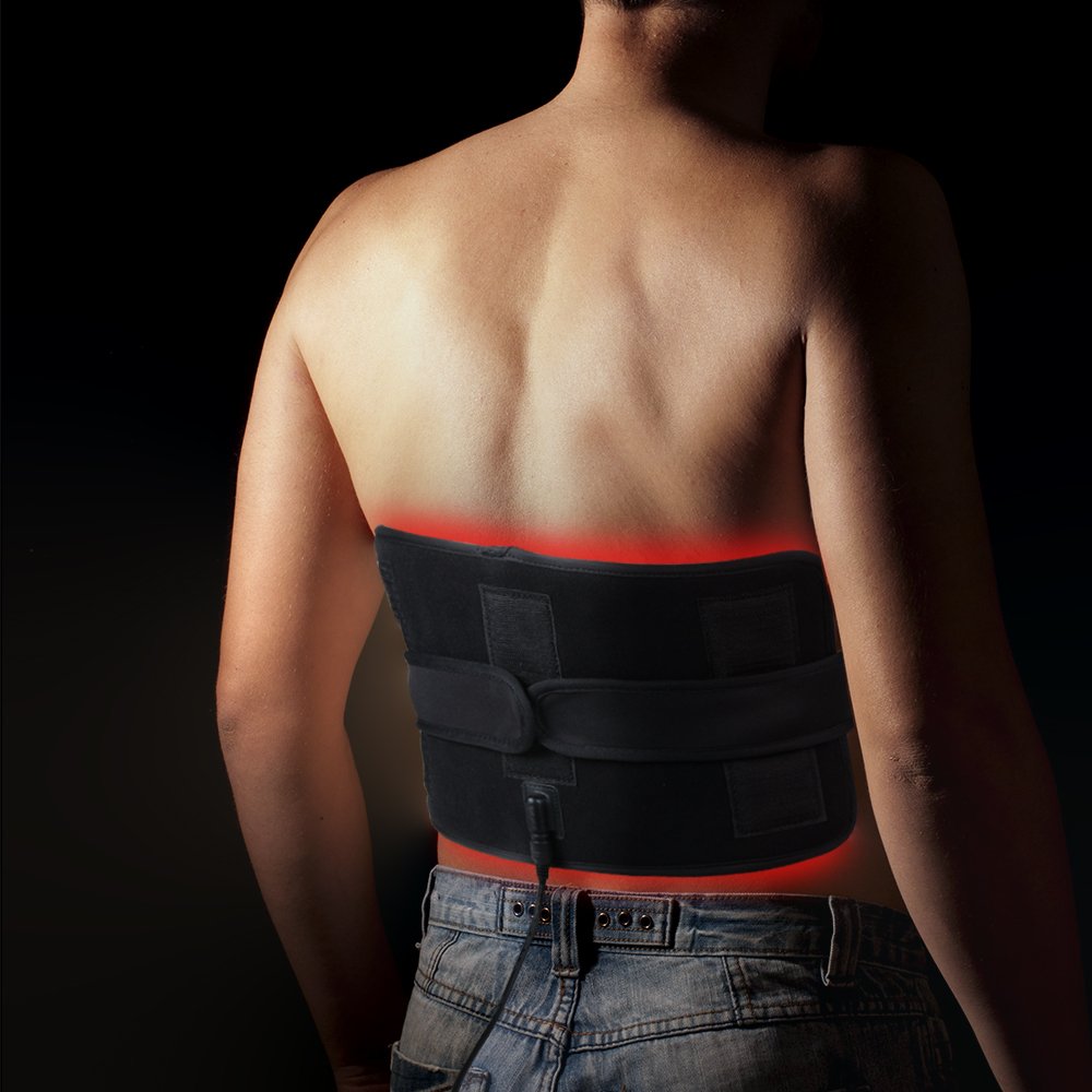 DGXINJUN Infrared Red Light Therapy Device for Back Pain Relief - FSA/HSA Eligible Large LED Pad, Flexible Wearable Wrap with Deep Penetration for Shoulder, Joint & Muscle Therapy - Home Use for Pain Management & Recovery