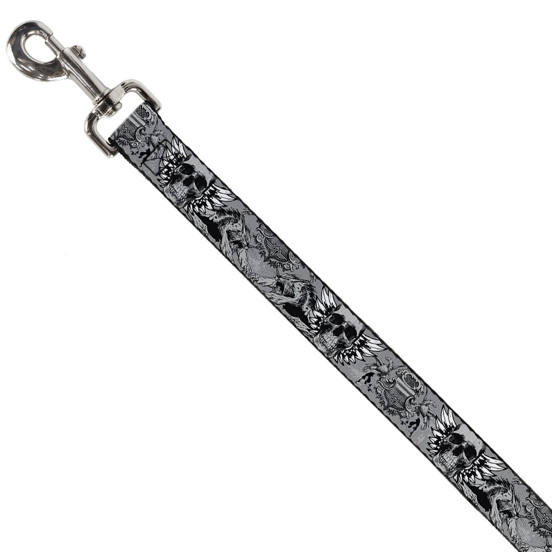 Buckle-Down Werewolves Pet Leash for Dogs - 6 Feet Long, 1.5 Inch Wide Heavy Duty Dog Leash with Secure Buckle - Perfect for Walking, Hiking, and Outdoor Adventures