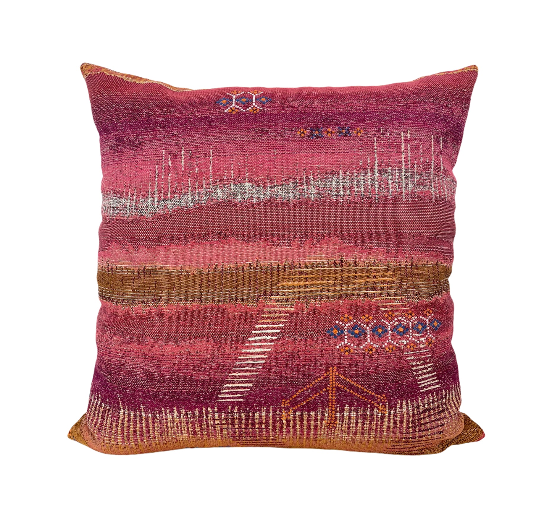 Premium Southwest Manzanillo Iberian Throw Pillow 20x20 - Boho Chic Decorative Cushion for Sofa, Bed & Living Room - Soft & Stylish Home Decor Accent