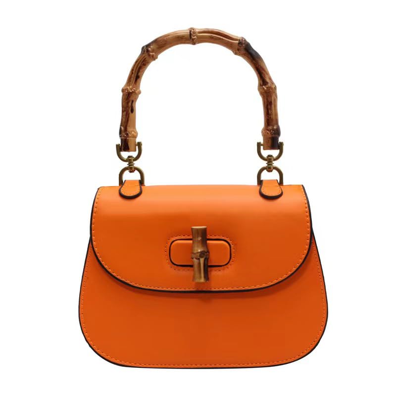 Women's Bamboo Shaped Tote Bag - Stylish Top Handle Satchel Crossbody Purse for Work, Travel & Everyday Use