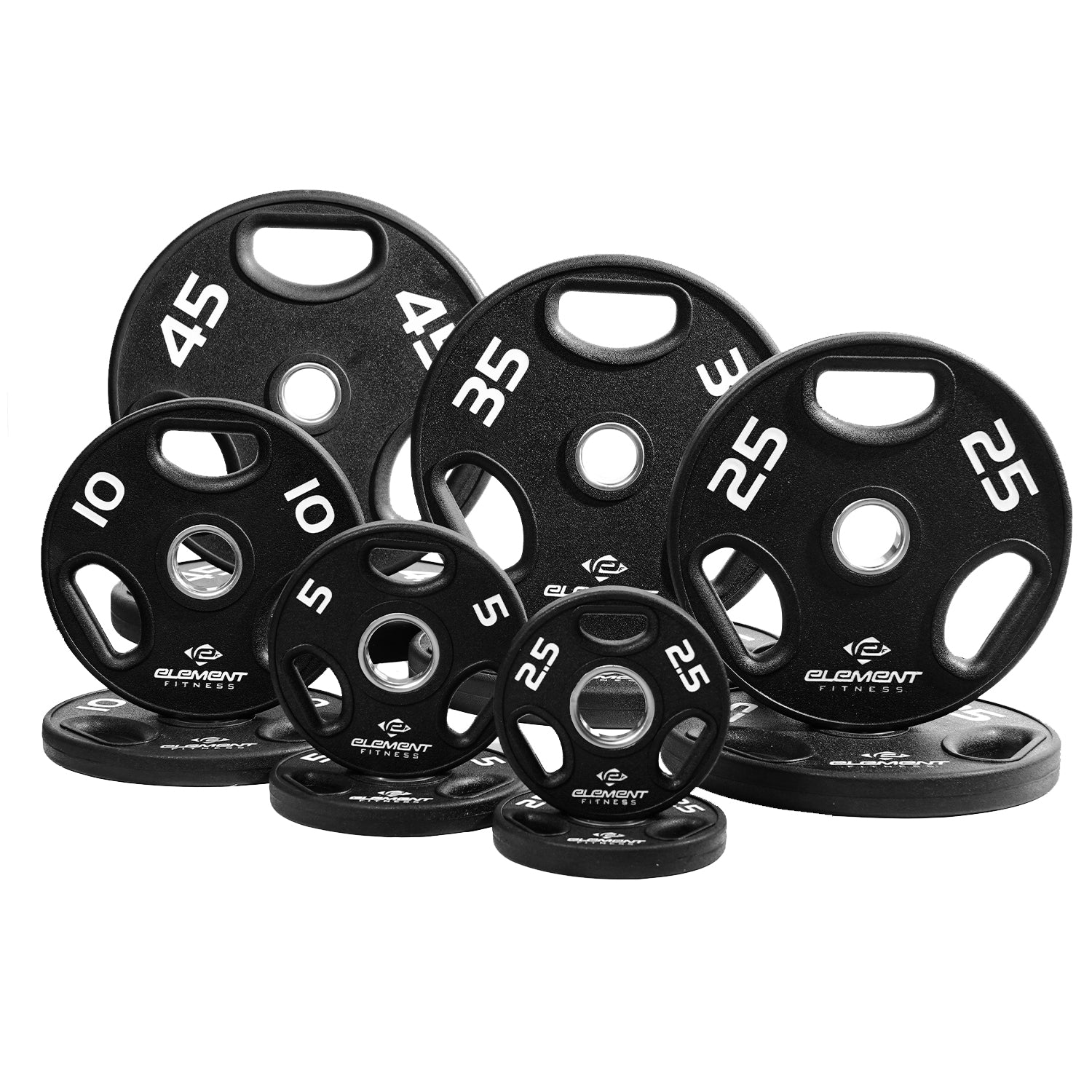 XM Infinity Rack - 255lbs Rubber Olympic Weight Set for Home Gym Strength Training - Perfect for CrossFit, Powerlifting & Bodybuilding Workouts