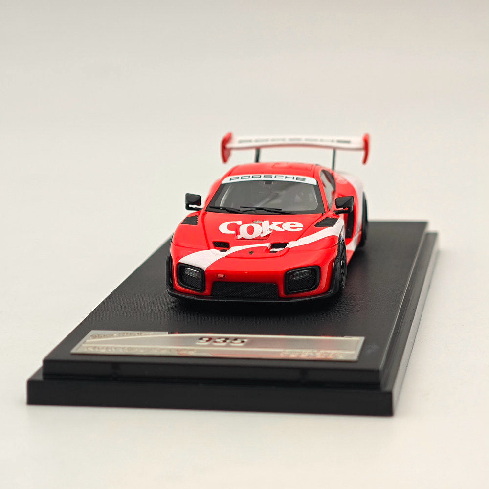 1/64 Stance Hunters Porsche 935 High REV Series Red Resin Model Car - Limited Edition of 499 - Collectible Diecast Vehicle for Display & Racing Enthusiasts