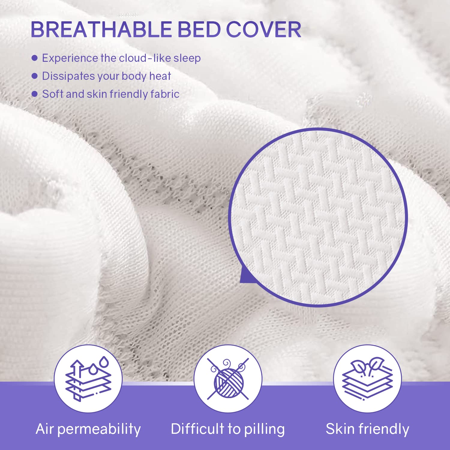 King Size Mattress - 6 Inch Green Tea Cooling Gel Memory Foam, Fiberglass Free, Medium-Firm Support, Pressure Relief & Temperature Regulation, CertiPUR-US Certified, White - Perfect for Hot Sleepers & Back Pain Relief, Bedroom Upgrade with Easy Setup in a Box