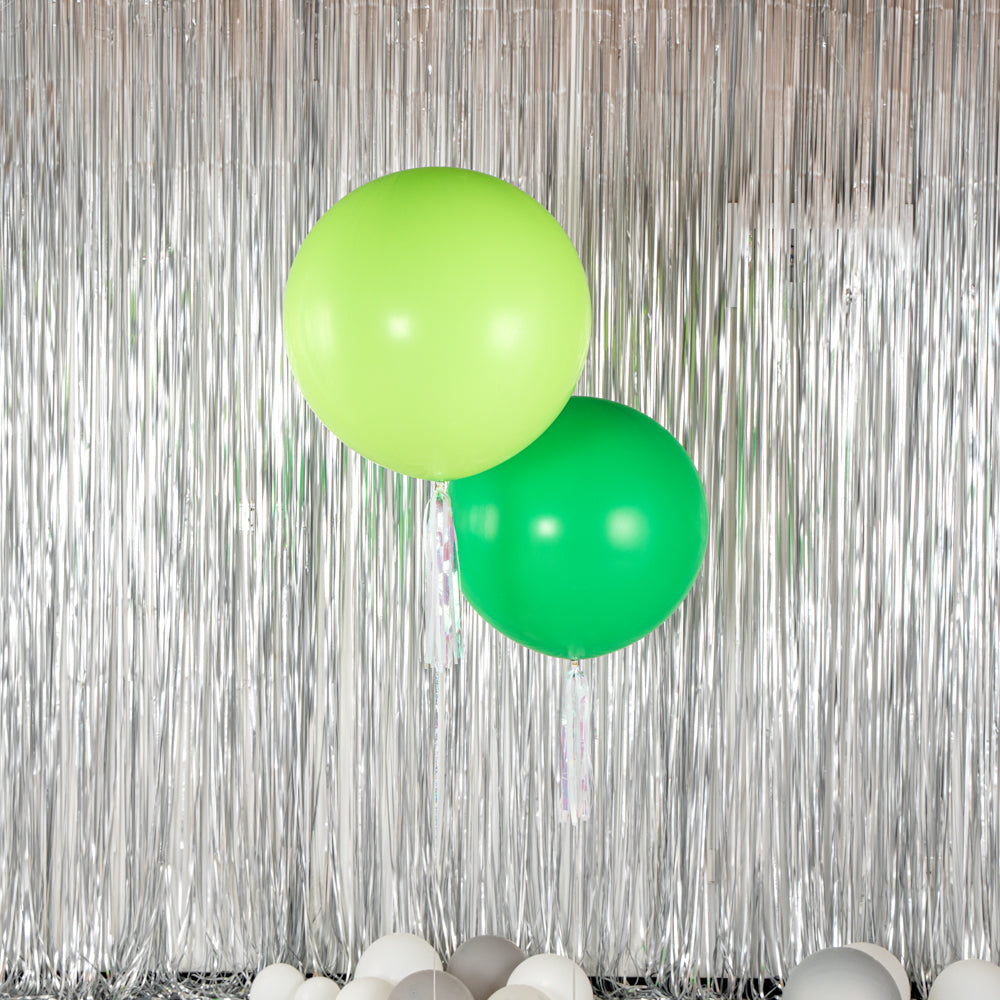 Eco-Friendly Green Latex Balloons - 36 Inch, 10-Pack for Party Decorations, Birthday Celebrations & Events
