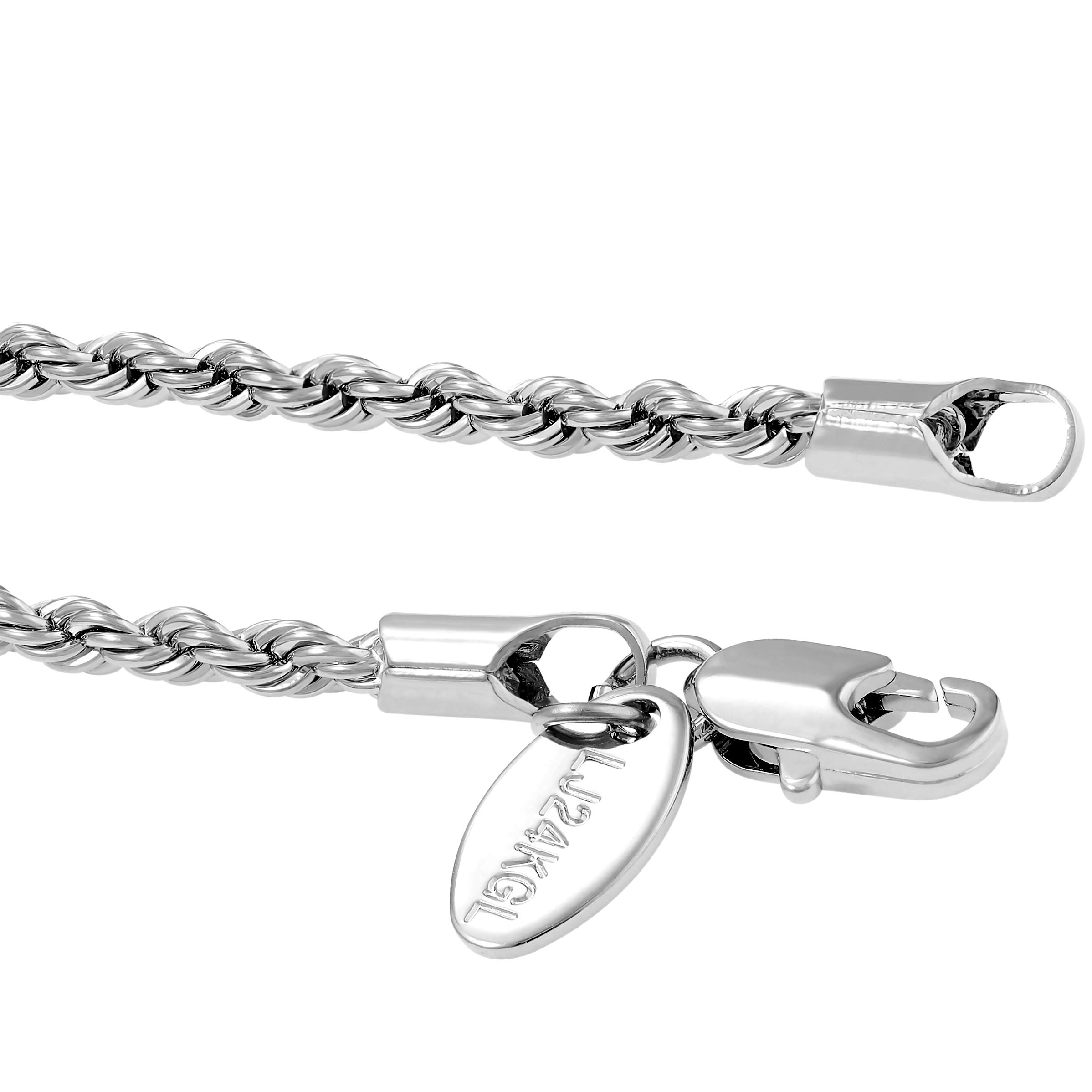 LIFETIME JEWELRY 24K Gold Plated Women's Anklet - 2mm Rope Chain Ankle Bracelet for Everyday Wear, Beach Outfits & Special Occasions