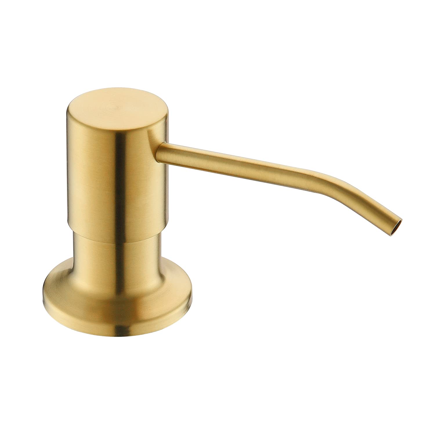 YardMonet 13oz Gold Soap Dispenser for Kitchen Sink - Premium Hand Soap & Lotion Dispenser with Large Bottle - Perfect for Bathroom, Kitchen Counter & Vanity Decor