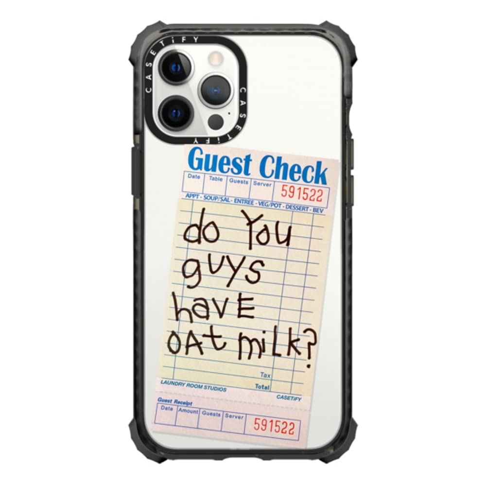 CASETiFY Ultra Impact Case for iPhone 12 Pro Max - Shatterproof Clear Black Phone Cover | Durable Drop Protection | Compatible with iPhone 12 Pro Max | Perfect for Everyday Use, Travel & Outdoor Activities