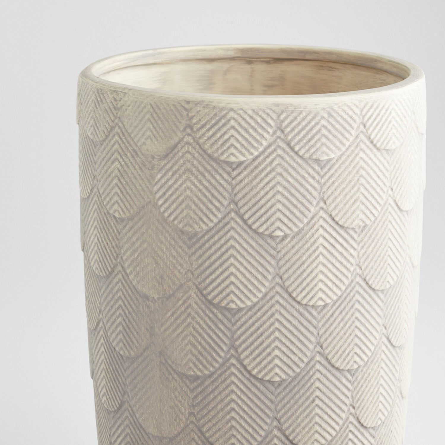 Cyan Design 11474 Nereus Small Grey Planter - Modern Indoor/Outdoor Flower Pot for Home Decor, Office, Garden & Patio