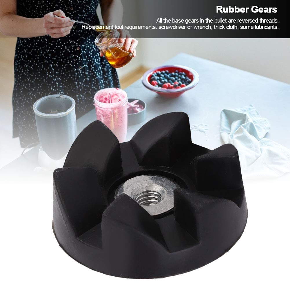 6-Piece Base Gear Replacement Set for Nutri Blender & Juicer - Durable Blade Gears for Smooth Blending & Juicing - Perfect for Home Kitchens & Smoothie Bars