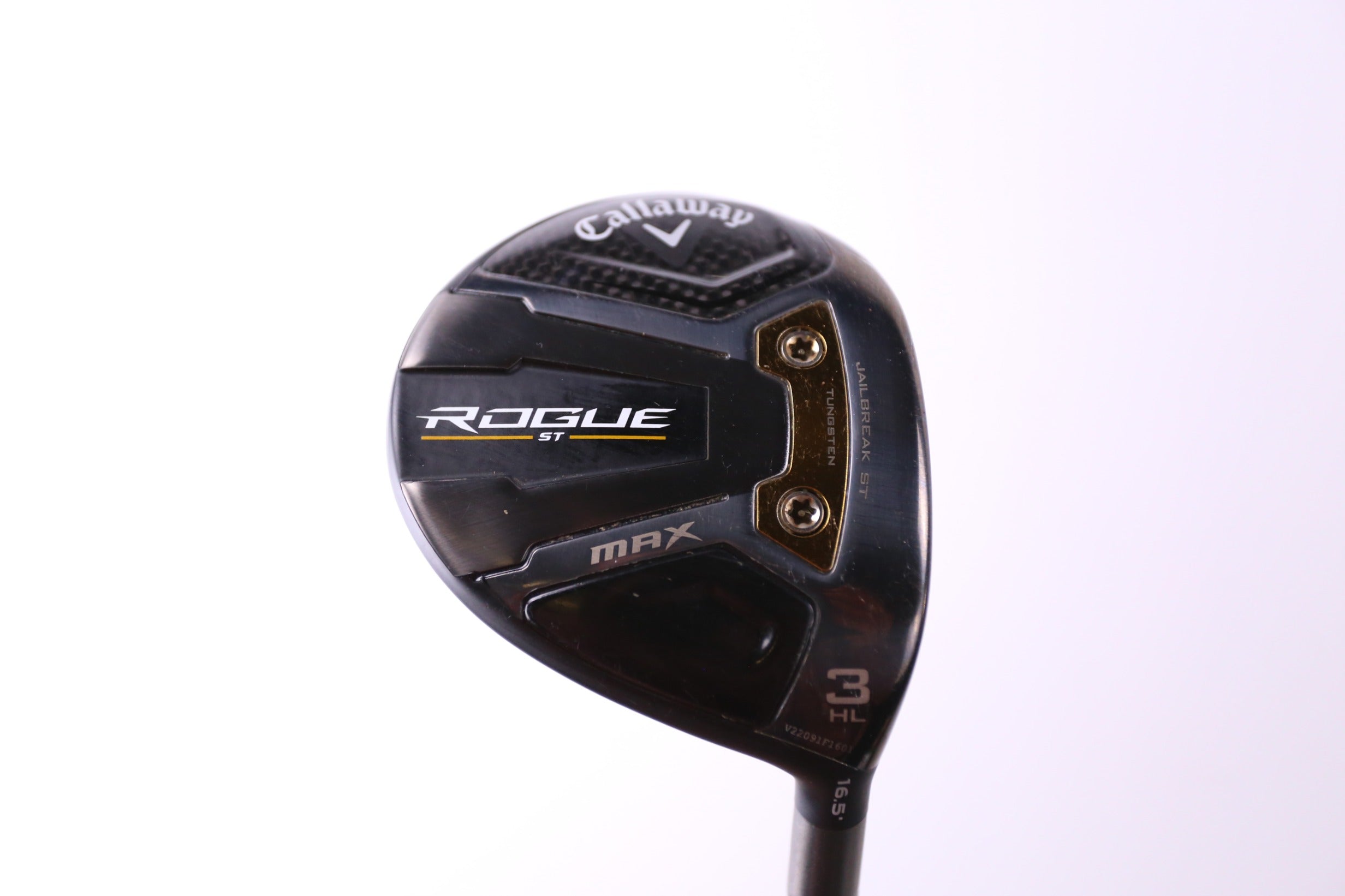 Used Callaway Rogue ST MAX 3HL Fairway Wood - Right Handed 16.5° Stiff Flex Golf Club for Men | Perfect for Long Fairway Shots & Tee Shots | High Launch & Forgiveness