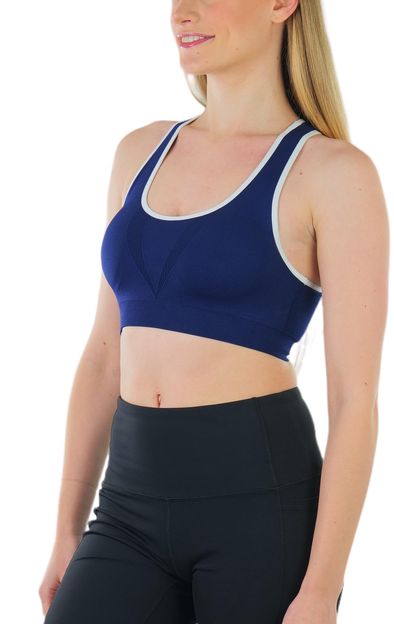 ToBeInStyle Women's Seamless Wire-Free Sports Bras & Bralettes - Supportive Comfort for Yoga, Gym & Everyday Wear