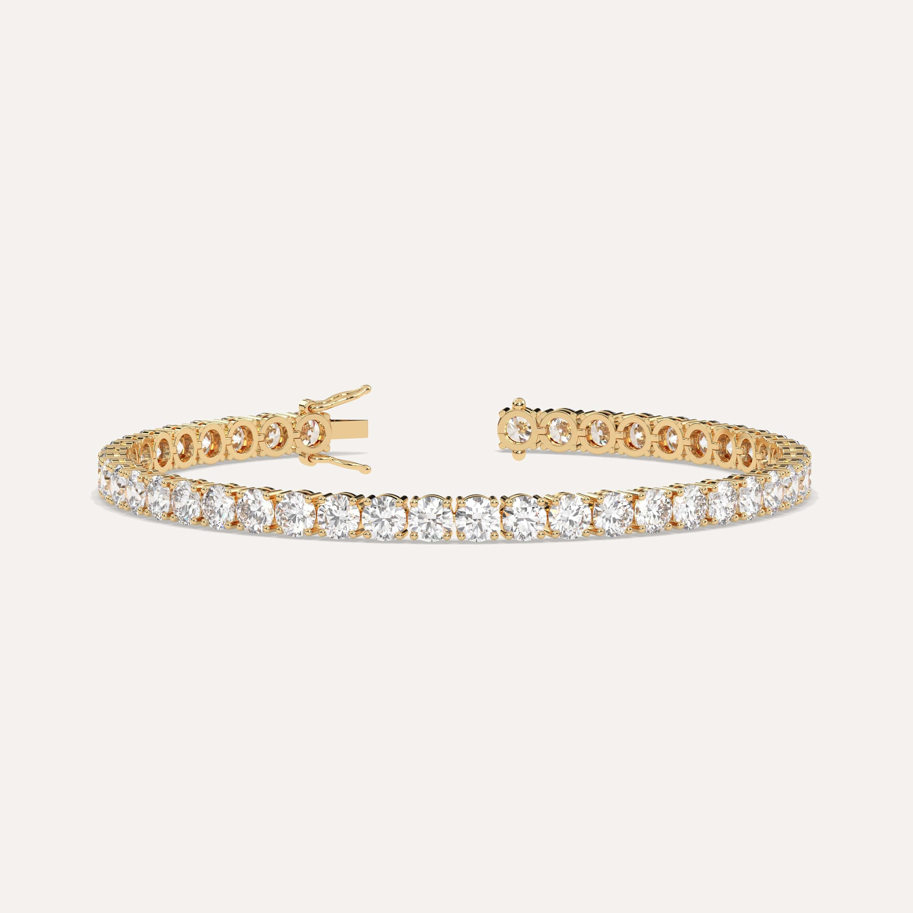 10 Carat Diamond Tennis Bracelet for Women - Elegant Sterling Silver Jewelry Gift for Anniversary, Wedding & Special Occasions