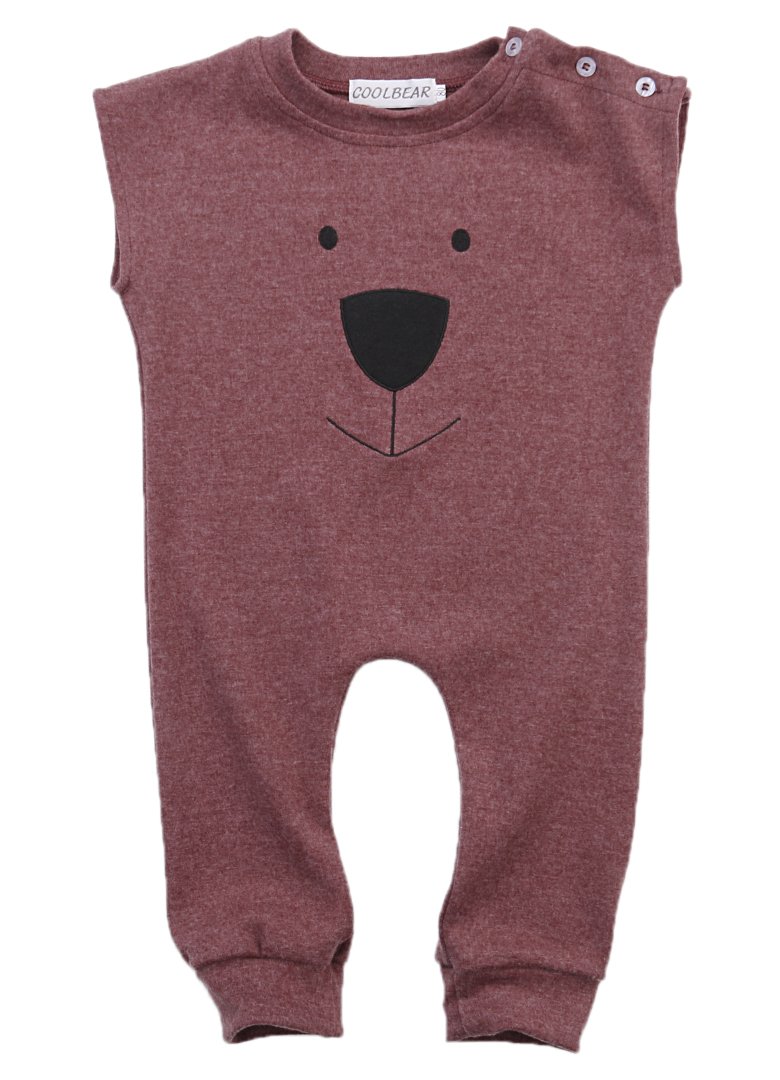Springcmy Baby Girls & Boys Summer Sleeveless Romper - Cute Bear Print Cartoon Jumpsuit Bodysuit for Infants & Toddlers | Perfect for Playtime, Beach Outings & Family Photos