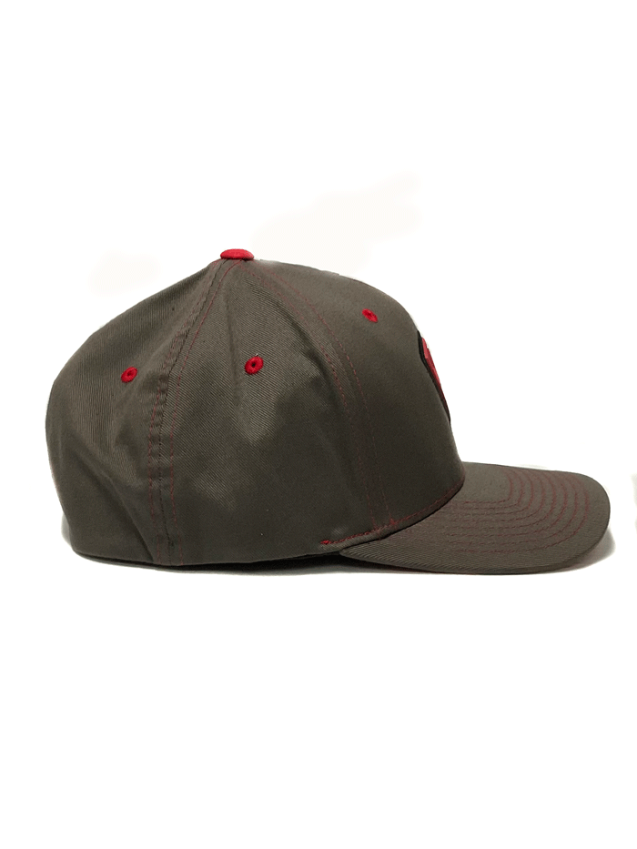 Ariat 1512406 Flexfit Ball Cap - Adjustable & Comfortable Charcoal Grey Hat for Men & Women - Perfect for Outdoor Activities, Sports & Casual Wear