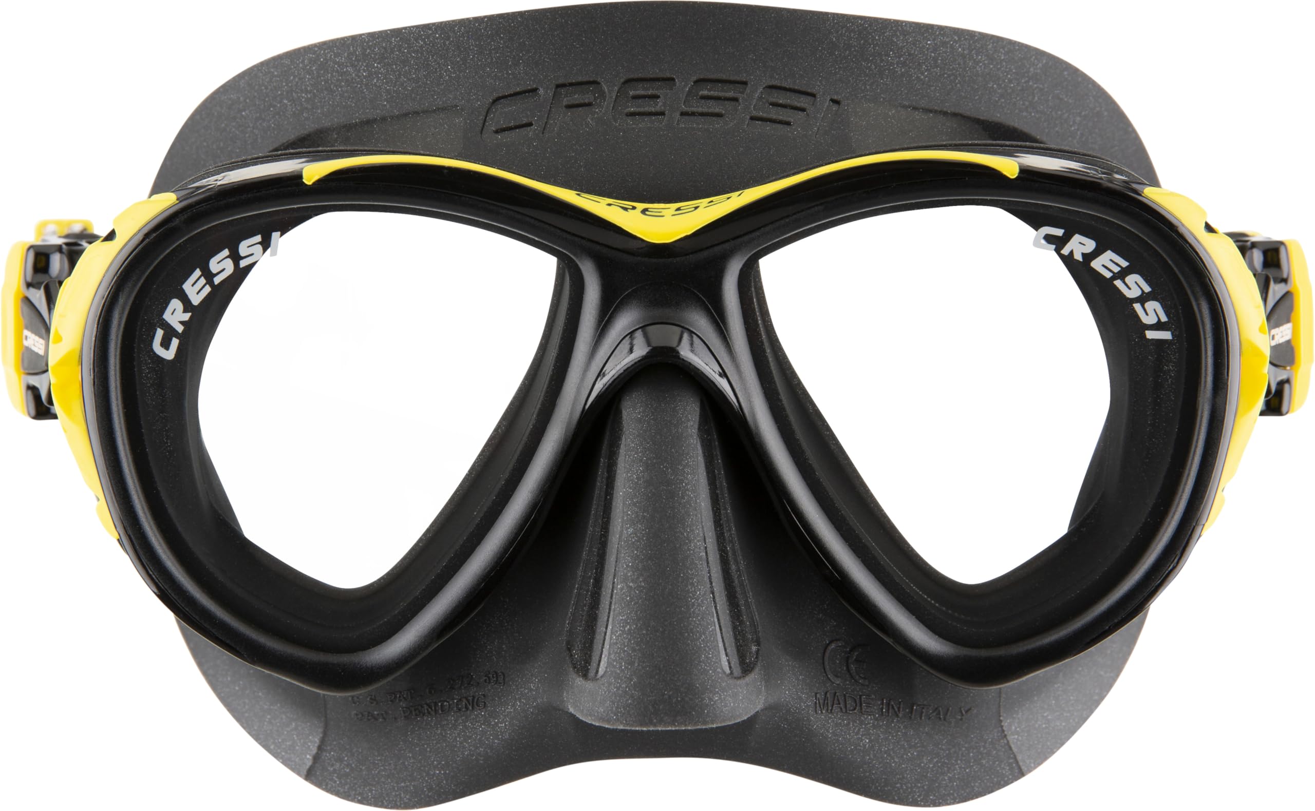Cressi Compact Adult Scuba Diving Mask with Anti-Fog System - Premium Italian-Made Naxos Mask for Snorkeling & Spearfishing | Clear Underwater Vision for Ocean Adventures