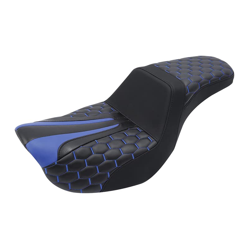B-Black& Blue Stitching