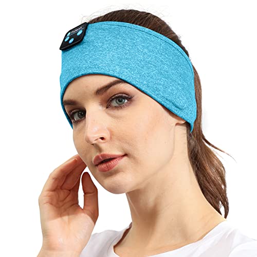 Bluetooth Sleep Headphones Wireless Sports Headband - Ultra-Thin HD Stereo Speakers for Side Sleepers, Insomnia Relief, Workout, Jogging & Yoga | Perfect for Nighttime Comfort, Travel & Meditation