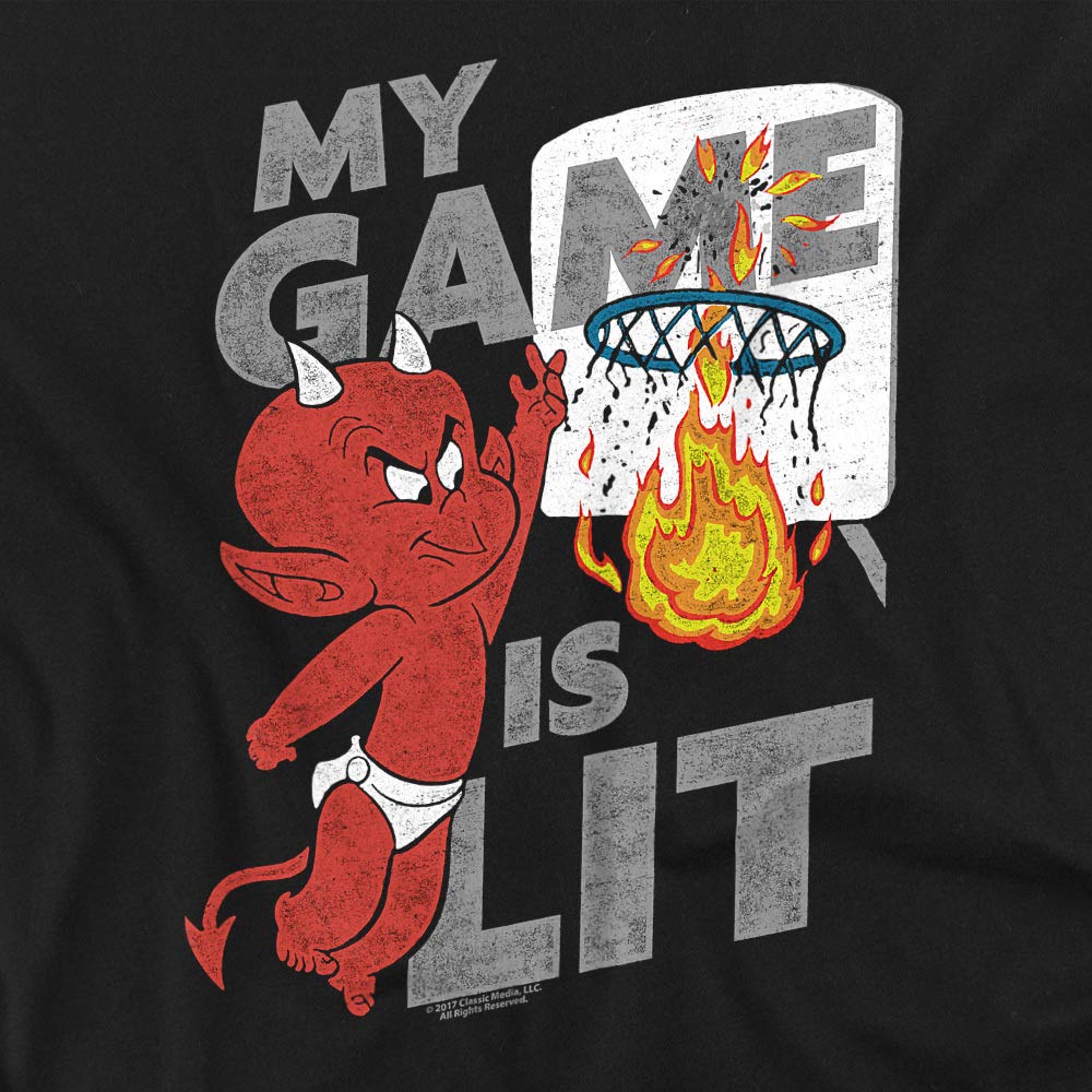 Hot Stuff Game is Lit Women's T-Shirt | Trendy Graphic Tee for Gamers & Streamers | Perfect for Gaming Events, Cosplay & Casual Wear