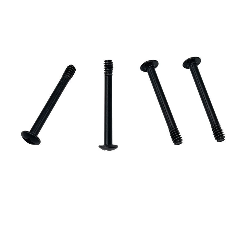 Ghulumn 25Pcs 6-32x30mm Extended Round Head Mounting Screws for PC Cooling Fans - Perfect for Computer Case, Video Card Installation & DIY PC Build Projects