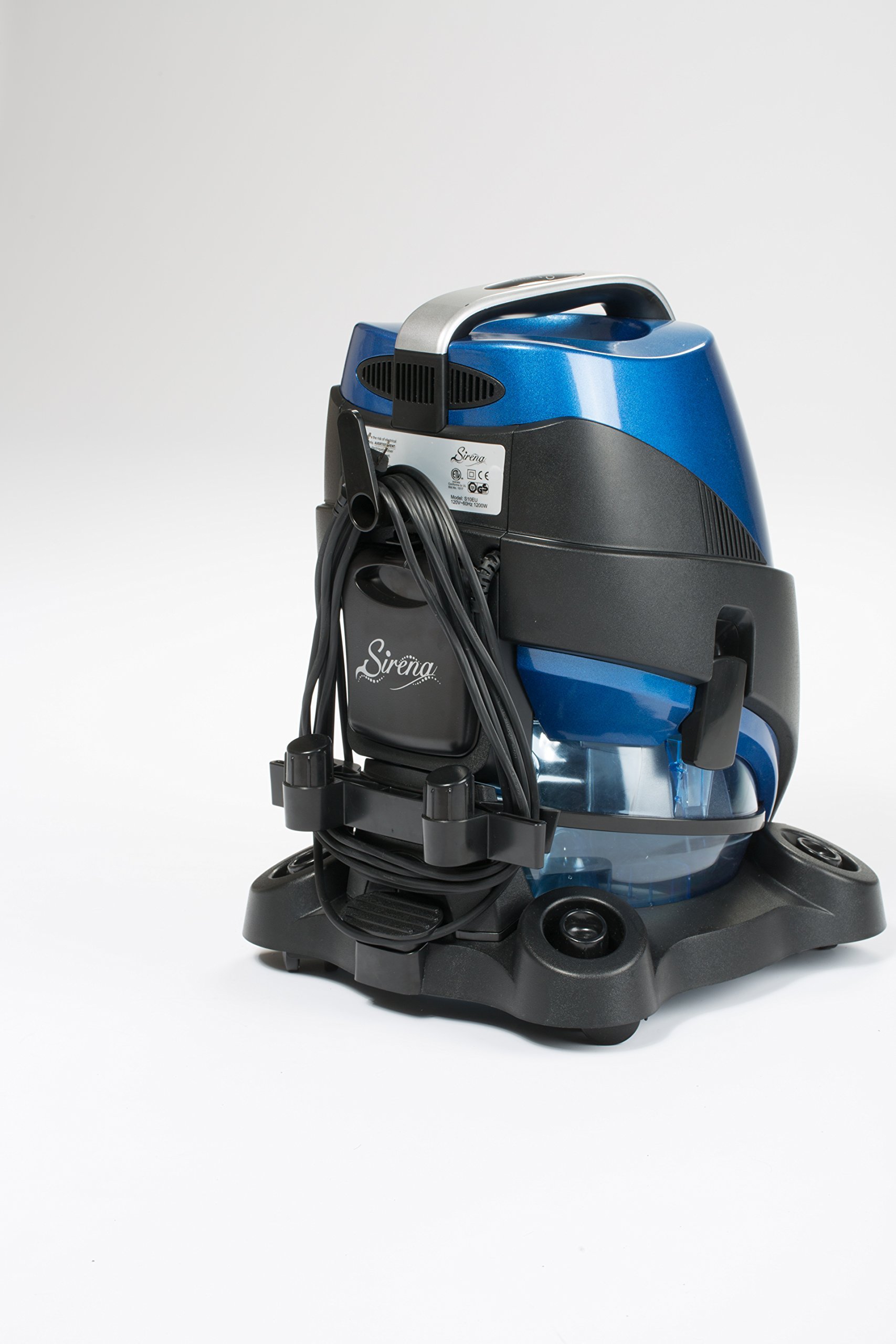 Sirena Water Filtration Vacuum Cleaner - 2-Speed Bagless Canister Vacuum for Allergies & Pet Hair | Perfect for Hardwood Floors, Carpets & Home Cleaning