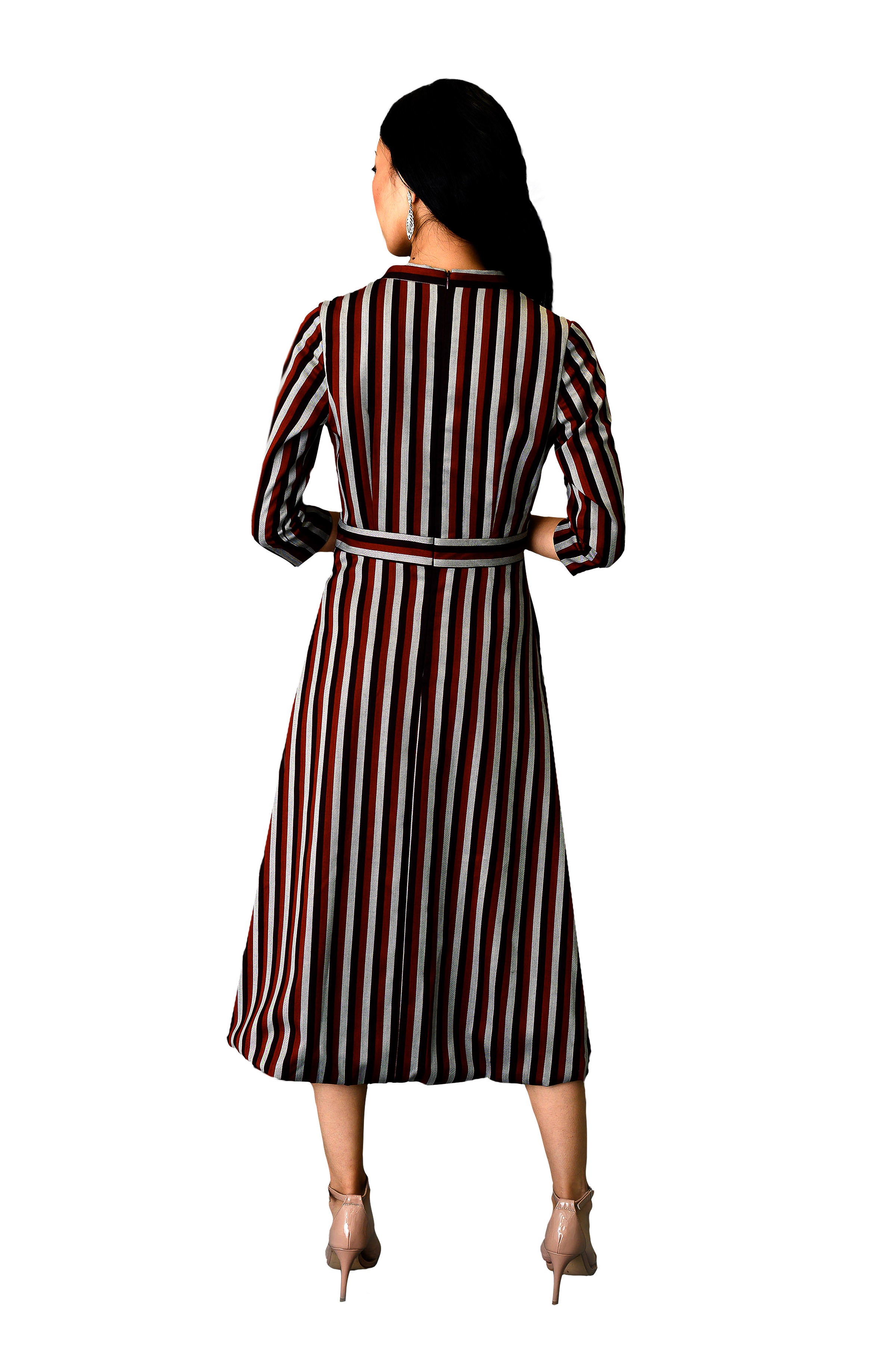 Warm Woolen Dress for Women - Cozy Winter Knit Dress - Perfect for Holiday Parties, Office Wear & Casual Outings