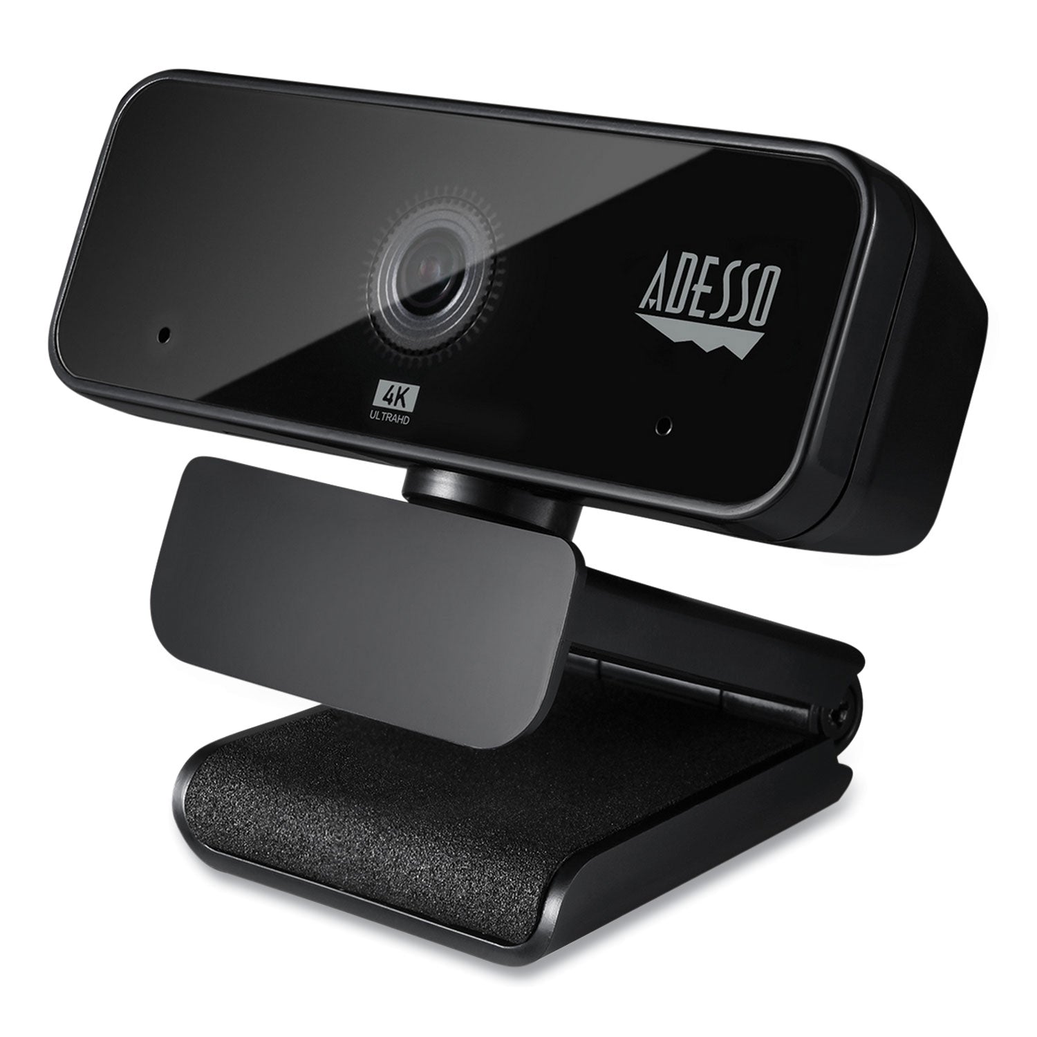 Adesso Cybertrack H6 4K USB Webcam with Built-in Microphone - 3840x2160 Resolution, 8MP Fixed Focus Camera for Video Conferencing, Streaming & Online Classes (Black)