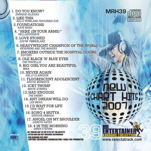 MRH039 Chart Hits Volume 39 - June/July 2007 | Popular Music Compilation | Perfect for Parties, Road Trips & Music Lovers