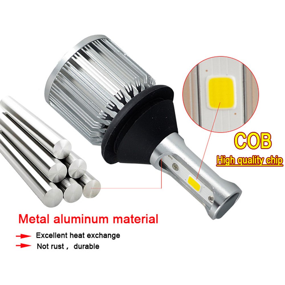 SOCAL-LED T25 3157 LED Bulb COB 30W 3000LM Super Bright Reverse Light - 12V-24V Xenon White (6000K) - Pack of 2 - Perfect for Trucks, SUVs, Trailers & Marine Backup Lighting