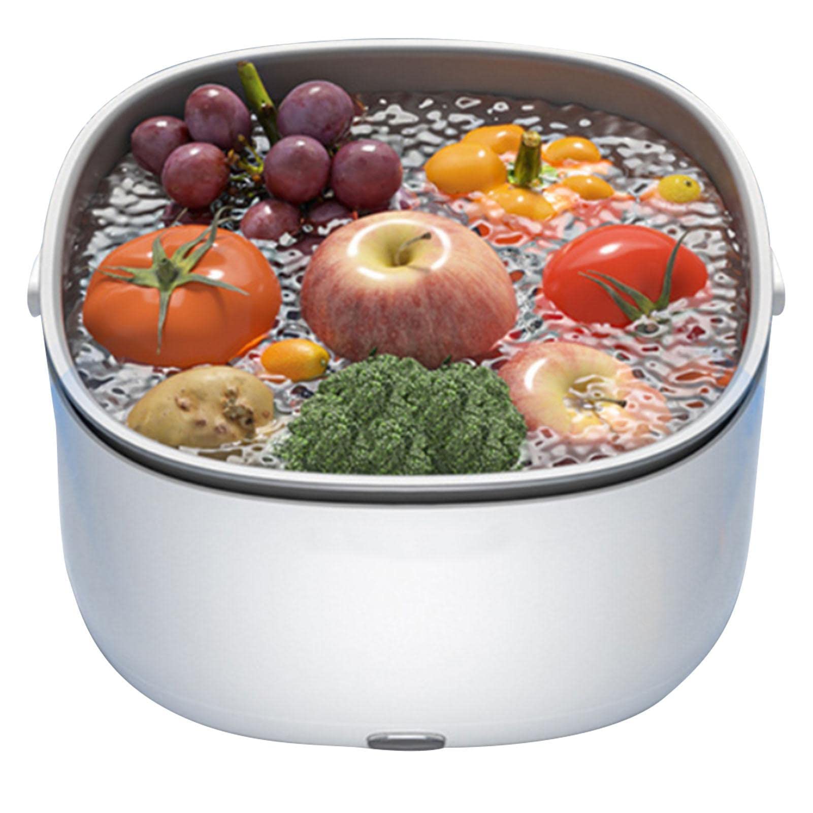 Portable Automatic Fruit and Vegetable Washing Machine - Electric Food Cleaner for Fruits, Veggies & Meat | Perfect for Kitchen, Camping & Outdoor Use
