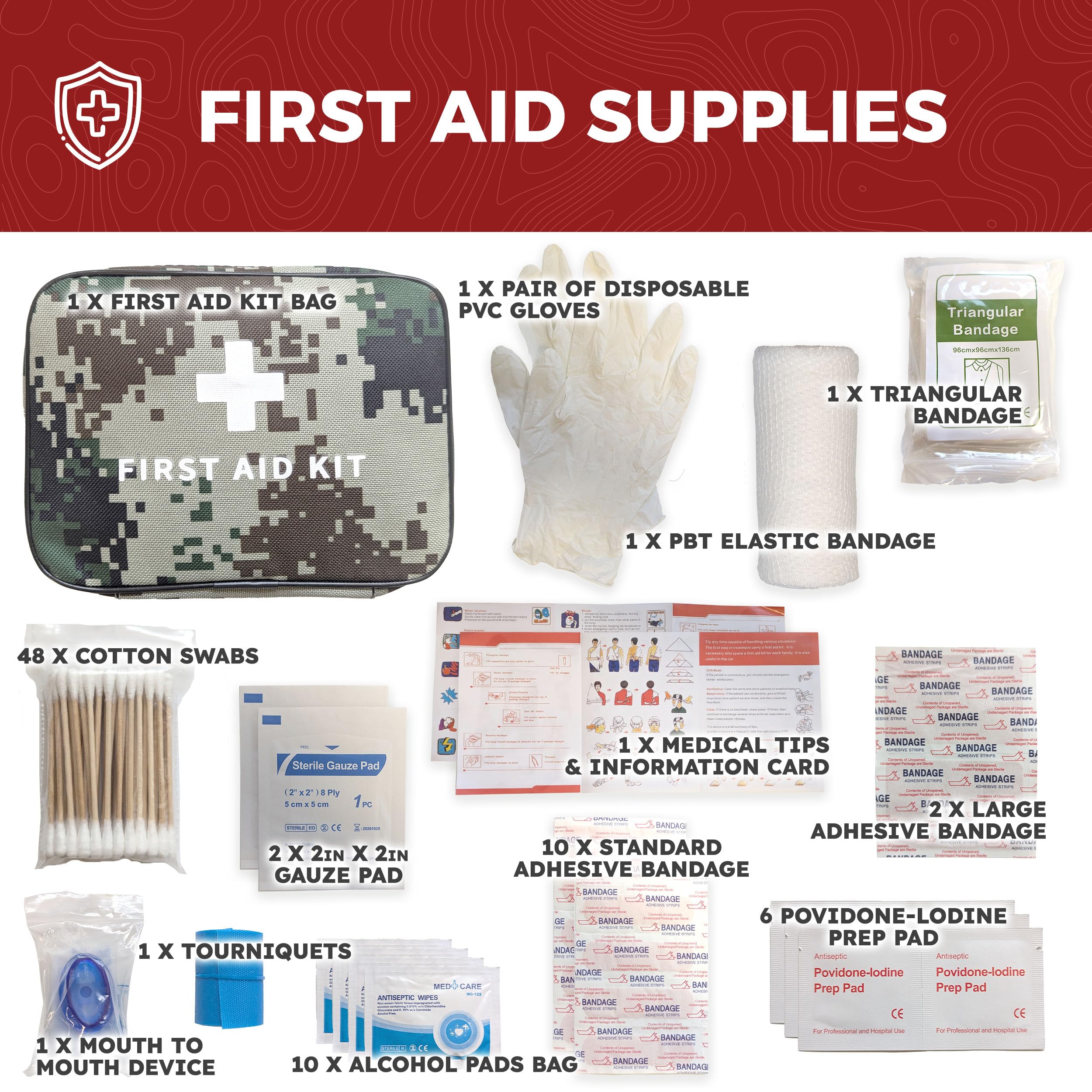 Sirius 72-Hour Emergency Survival Kit for 2 People - 50L Tactical Bug Out Bag with Essential Gear | Premium Pre-Packed Go Bag for Camping, Hiking & Disaster Preparedness