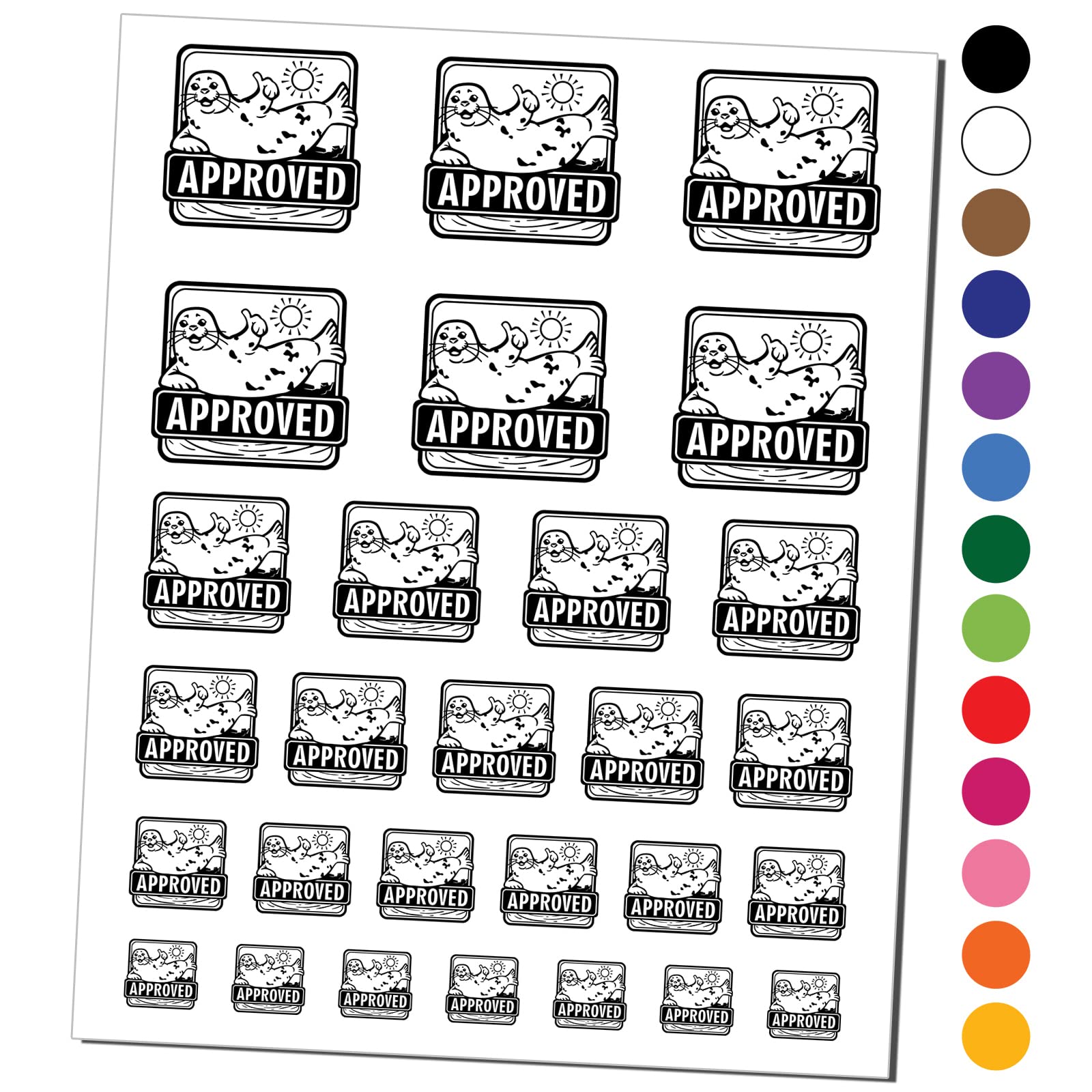 Waterproof Fake Temporary Tattoos for Teachers - Recognition & Appreciation Body Art Stickers (Black, 1 Sheet) - Perfect for Teacher Appreciation Week, Awards & Classroom Rewards